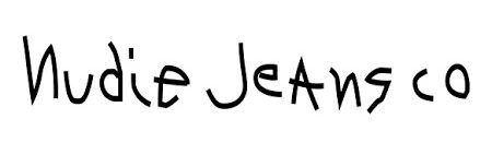 Logo Nudie Jeans disponible chez MADMEN, concept store homme et femme
