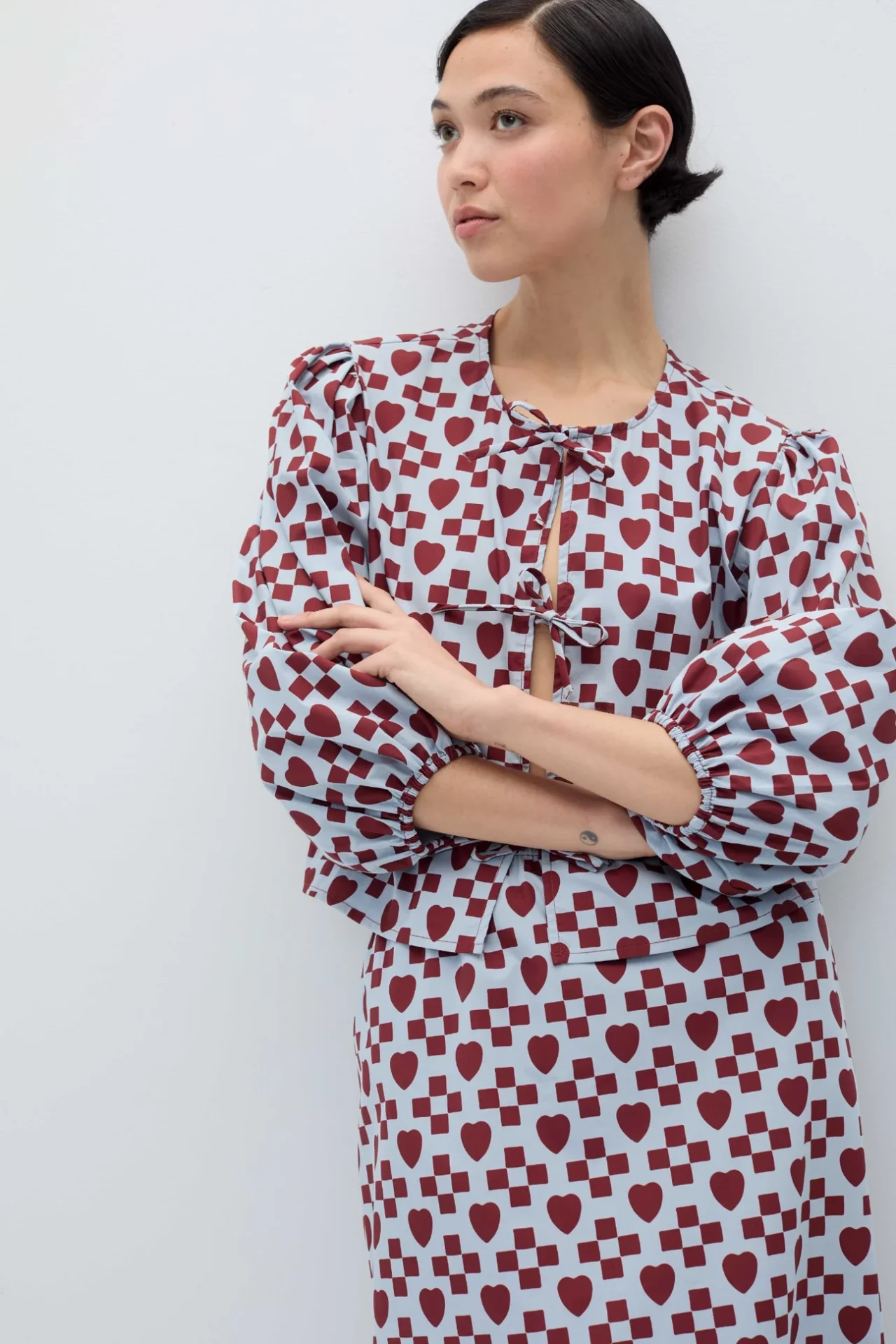 top manche bouffante